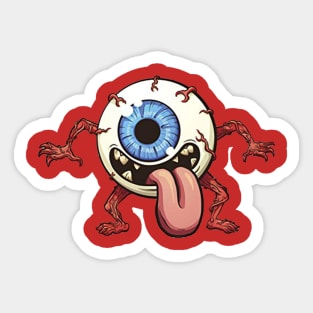 eyeball monster Sticker